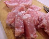 塩麹豚トマト味噌炒め作り方1写真