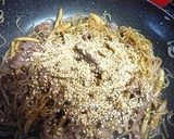 糸こんにゃく牛肉入りのきんぴら作り方5写真