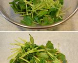 *三つ葉としらすの海苔辛子和え*作り方1写真