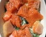 お野菜と鮭たっぷりの豆乳マカロニグラタン作り方5写真