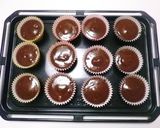 * ベリー＆チョコ no カップケーキ♪作り方4写真