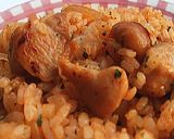 漬け込んだ鶏肉で作る☆チキンライス作り方7写真