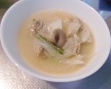 新玉ねぎ・かぶ・きのこの具だくさん味噌汁作り方4写真