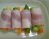 男の料理 超簡単なアスパラのベーコン巻き作り方5写真
