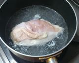 ヘルシー！鶏ムネとザーサイの中華和え作り方2写真