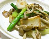 はんぺんとベーコン・きのこのバター焼き作り方6写真