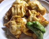 納豆とカマンベールの揚げ餃子作り方5写真