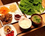 サンチュでカルビ（焼肉）＆野菜巻き♪作り方6写真