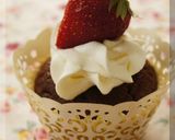 * ベリー＆チョコ no カップケーキ♪作り方6写真