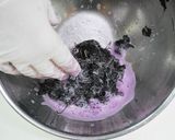 しそ漬け梅干し作りに「もみじそ」作り方3写真