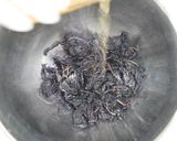 しそ漬け梅干し作りに「もみじそ」作り方5写真