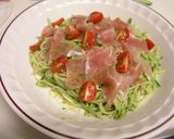 生ハムのっけの♥パスタジェノベーゼ♥作り方5写真