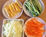 ホットケーキミックスで野菜クレープ☆作り方1写真