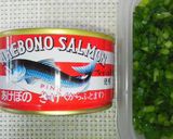 ☆やみつき鮭缶丼ぶり☆ランチ・夜食に♪作り方1写真