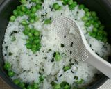 えんどう豆ご飯作り方3写真