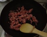 ひき肉チャーハン作り方1写真