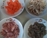 鶏とゴボウの炊き込みご飯作り方1写真