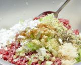 韓国料理ー韓国式ハンバーグ：トックカルビ作り方1写真