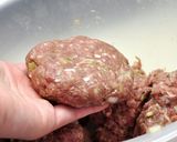 韓国料理ー韓国式ハンバーグ：トックカルビ作り方3写真