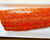 炙りサーモンの冷製★キノコソースを添えて作り方1写真