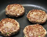 韓国料理ー韓国式ハンバーグ：トックカルビ作り方5写真