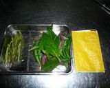 金時草と湯葉の和えたん作り方1写真