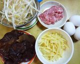 生きくらげの炒め物作り方1写真