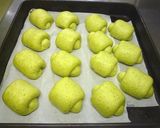 春の香りふんわかよもぎパン作り方12写真