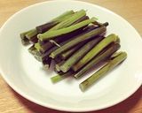 わらび*そのまま→一夜漬け→ナムル風作り方1写真