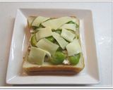 そら豆と◎竹輪◎の和なトースト♪作り方3写真