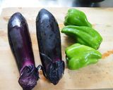 なすとピーマンの炒め物（おかかＶｅｒ．）作り方1写真
