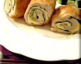 麺つゆで簡単★鶏ささみのチーズ梅大葉巻き作り方5写真