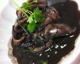 うみんちゅのイカの墨煮☆海の香りバスク風作り方7写真
