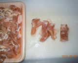 ノンオイルでチキンクリームパスタ作り方1写真
