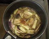 なすと豚肉 あったかつけそうめん作り方3写真