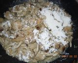 ノンオイルでチキンクリームパスタ作り方5写真
