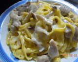 ノンオイルでチキンクリームパスタ作り方8写真