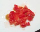 豆腐を使った冷製トマトクリームスパゲティ作り方2写真