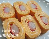 お弁当に☆カニかま卵焼き作り方6写真