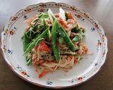海からサラダといんげんのごま醤油あえ作り方5写真
