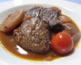 牛肉の赤ワイン煮作り方12写真