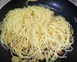 カルボ風ポテトときのこのパスタ作り方5写真