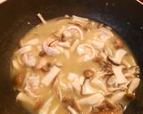 ♡海老とたっぷりきのこの和風パスタ♡作り方5写真