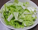 ♥べか菜と豚ばらの塩味炒め♥作り方1写真