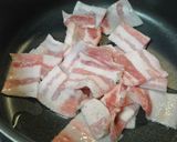 ♥べか菜と豚ばらの塩味炒め♥作り方3写真