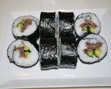簡単すし飯 de 焼き肉のり巻き作り方6写真