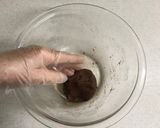 ★混ぜるだけ！きな粉でチョコトリュフ作り方4写真