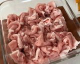 レンチン　豚のカレーマヨ作り方1写真