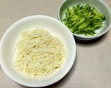 カレー風味のめんつゆでささみそうめん作り方4写真