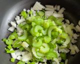 簡単★ナスとセロリと玉ねぎと牛肉のカレー作り方3写真